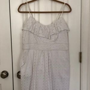 White eyelet lace Lilly Pulitzer dress